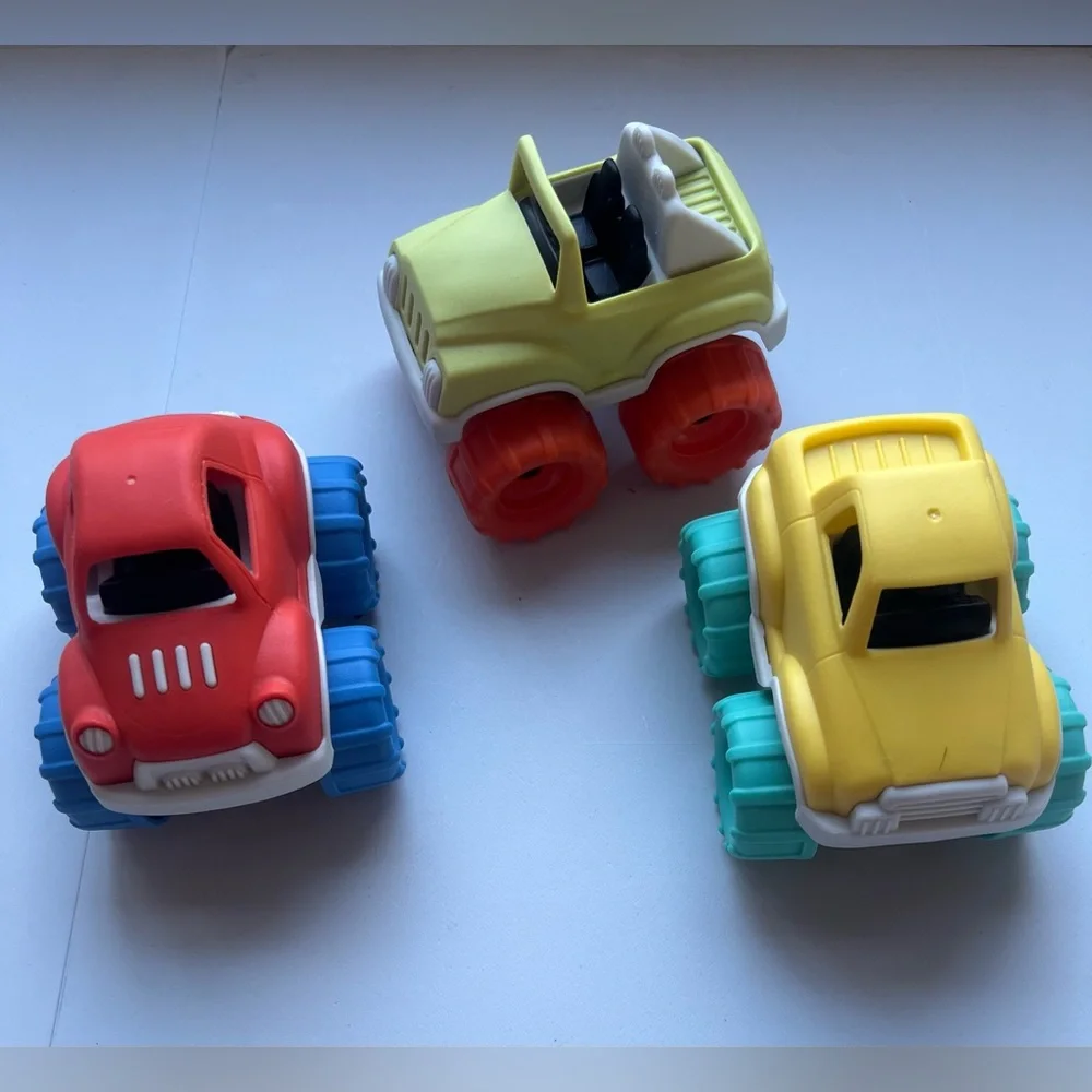 Truck Set- 3pk - Gigglescape™:Plastic Toy Vehicle Playsets, Non-Powered, Ages 2+